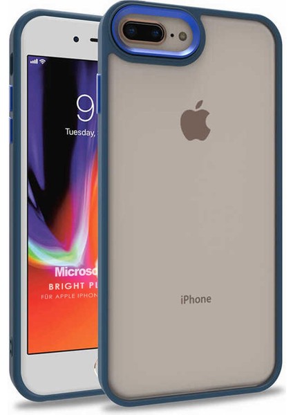 Apple iPhone 7 Plus Kılıf Bright Planet Lacivert