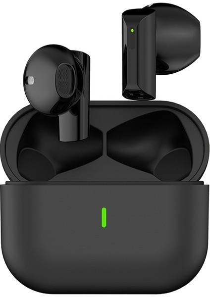 K58 Gerçek Kablosuz Yarı In-Giriş Bluetooth Kulaklık Şarj Kutusu ve Destek Akıllı Kontrol (Siyah)( Yurt Dışından )