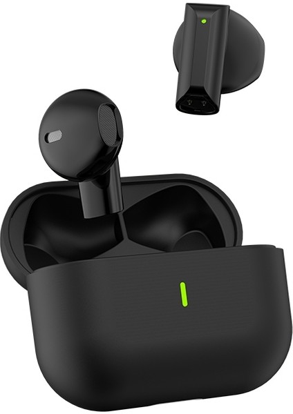 K58 Gerçek Kablosuz Yarı In-Giriş Bluetooth Kulaklık Şarj Kutusu ve Destek Akıllı Kontrol (Siyah)( Yurt Dışından )