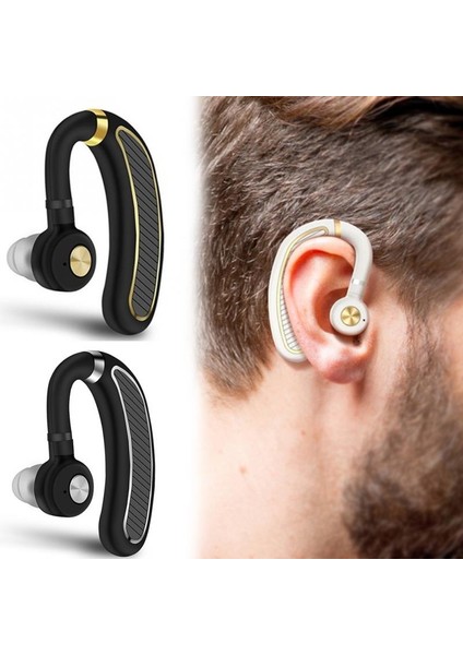 K21 Business Spor Kablosuz Bluetooth Kulaklık, Bluetooth Sürüm 4.1 (Siyah Gümüş)( Yurt Dışından )
