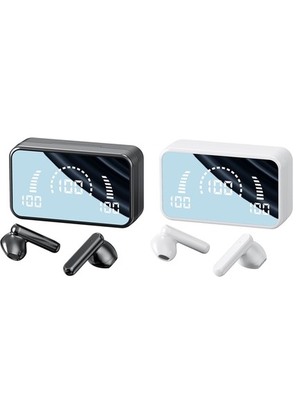 V9 Ayna Noodle Kablosuz Bluetooth Kulaklık Şarj Bölmesi (Beyaz) ile( Yurt Dışından ) fırsatları
