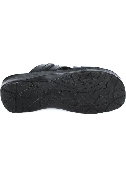 2546 Soylu Siyah Günlük Erkek Terlik modelleri