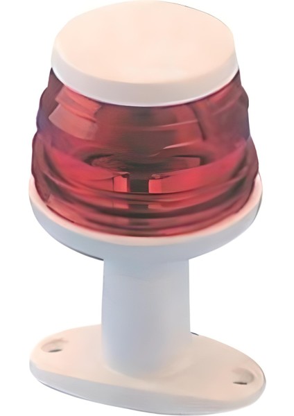 Tekne Için Tepe Lambası Ayaklı W-Kırmızı 12 V LED