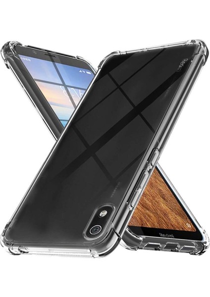 Xiaomi Redmi 7A Uyumlu Kılıf Case, Şeffaf Ultra Koruma Hard Transparent Ultra Protected