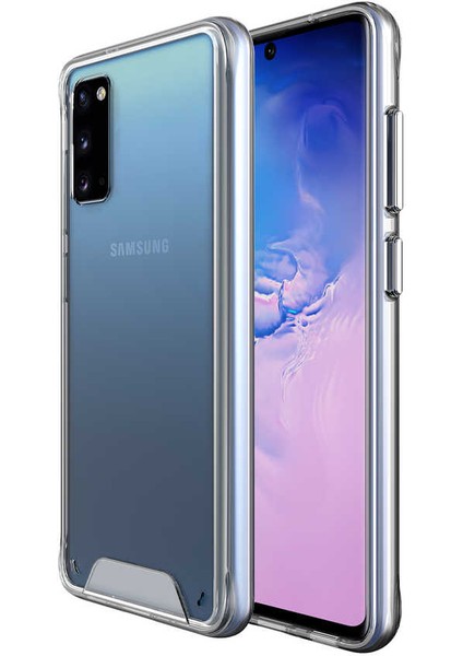 Samsung Galaxy S20 Uyumlu Kılıf Şeffaf Sert Ultra Koruma Teknolojisi Transparent Case