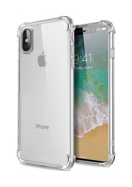 Apple iPhone X-Xs Uyumlu Kılıf Case, Şeffaf Ultra Koruma Hard Transparent Ultra Protected