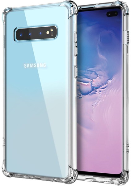 Samsung Galaxy S10 Uyumlu Kılıf Case, Şeffaf Ultra Koruma Hard Transparent Ultra Protected