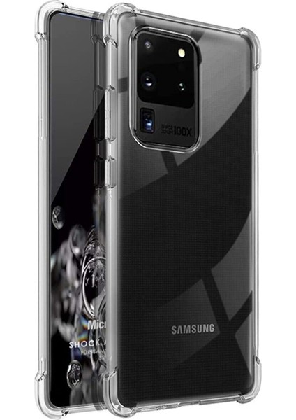 Samsung Galaxy S20 Ultra Uyumlu Kılıf Case, Şeffaf Ultra Koruma Hard Transparent Ultra Protected