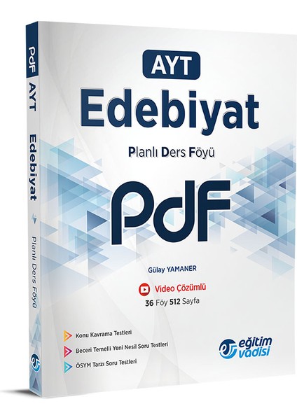 AYT 2023 Edebiyat PDF Planlı Ders Föyü