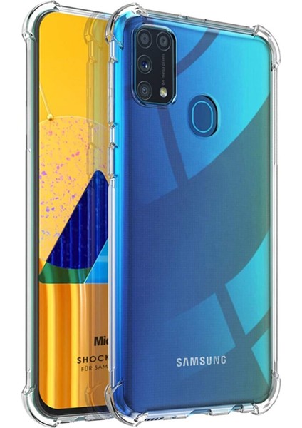Samsung Galaxy M31 Uyumlu Kılıf Case, Şeffaf Ultra Koruma Hard Transparent Ultra Protected