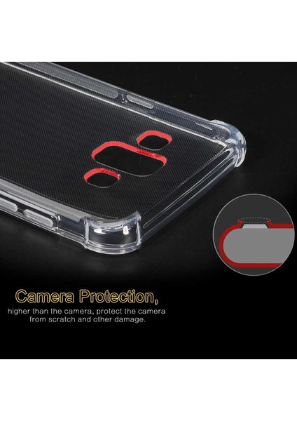 Samsung Galaxy J7 Duo Uyumlu Kılıf Case, Şeffaf Ultra Koruma Hard Transparent Ultra Protected