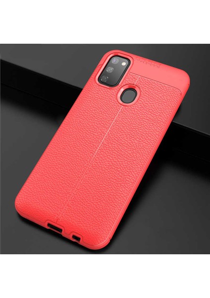 Samsung Galaxy M30S Uyumlu Kılıf Esnek Pu-Deri Leather-Pu Series Protected Case