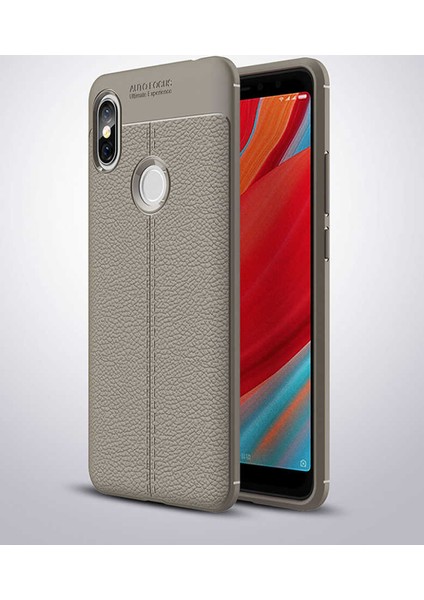 Xiaomi Redmi S2 Uyumlu Kılıf Esnek Pu-Deri Leather-Pu Series Protected Case