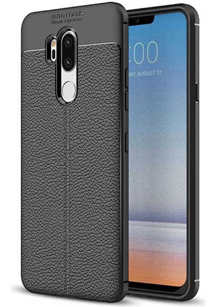 Lg G7 Uyumlu Kılıf Esnek Pu-Deri Leather-Pu Series Protected Case