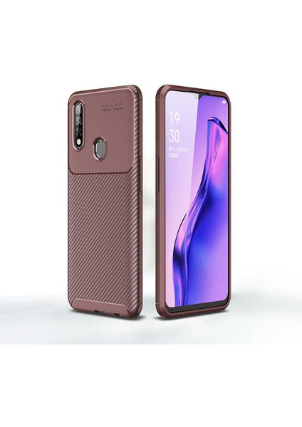 Oppo A31 Uyumlu Kılıf Legion Series Flexible Soft Carbon Design Case