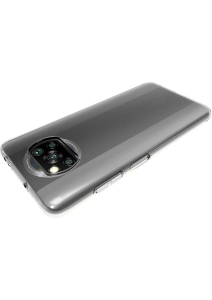 Xiaomi Poco X3 Uyumlu Kılıf Case, Soft, Transparent, Şeffaf Ultra Esnek Ince Silikon