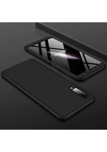 Samsung Galaxy A7 2018 Uyumlu Kılıf Sert Pürüzsüz Kapak Hard Full Protective Matte Cover Case
