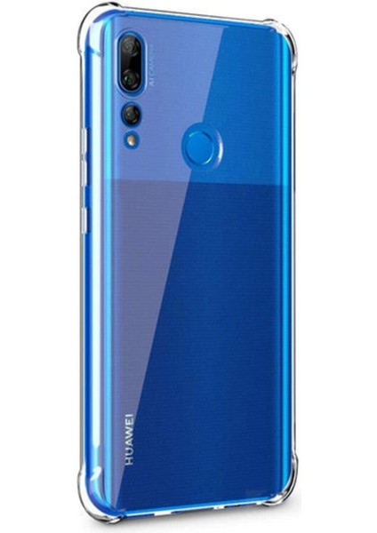 Huawei Y9 Prime 2019 Uyumlu Kılıf Case, Şeffaf Ultra Koruma Hard Transparent Ultra Protected