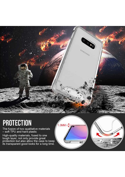 Samsung Galaxy S10E Uyumlu Kılıf Şeffaf Sert Ultra Koruma Teknolojisi Transparent Case fırsatları
