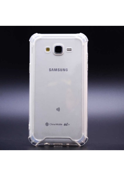 Samsung Galaxy J7 Core Uyumlu Kılıf Case, Şeffaf Ultra Koruma Hard Transparent Ultra Protected