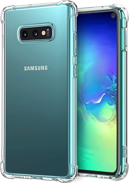 Samsung Galaxy S10E Uyumlu Kılıf Case, Şeffaf Ultra Koruma Hard Transparent Ultra Protected