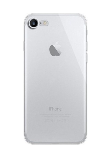 Apple iPhone 7 Uyumlu Kılıf Case, Soft, Transparent, Şeffaf Ultra Esnek Ince Silikon