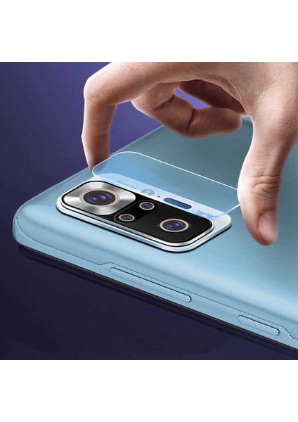 Xiaomi Redmi Note 10 Uyumlu Kamera Lens Koruyucu Esnek Hd Kalite 0.2mm Nano Cam modelleri