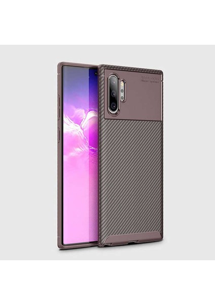 Samsung Galaxy Note 10 Plus Uyumlu Kılıf Legion Series Flexible Soft Carbon Design Case