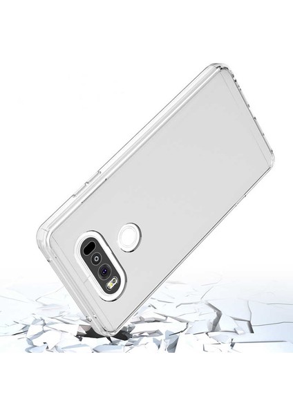 Lg V20 Uyumlu Kılıf Case, Soft, Transparent, Şeffaf Ultra Esnek Ince Silikon