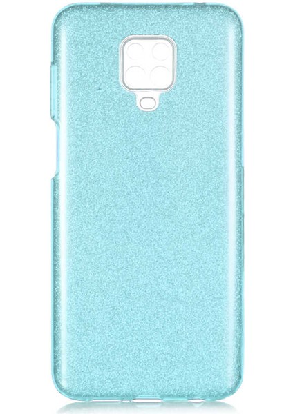 Xiaomi Redmi Note 9s Uyumlu Kılıf Simli Pırıltı Koleksiyonu Çift Katmanlı Pürüzsüz Yüzey