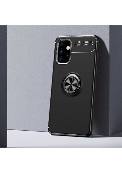 Samsung Galaxy A32 5g Uyumlu Kılıf Standlı Manyetik Yüzüklü Esnek Yumuşak Silikon Case
