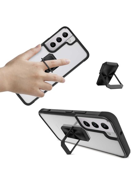 Samsung Galaxy S22 Uyumlu Kılıf Kapak Ipli Askılı, Metal Stand Yüzüklü Luxury Series Case fiyatları