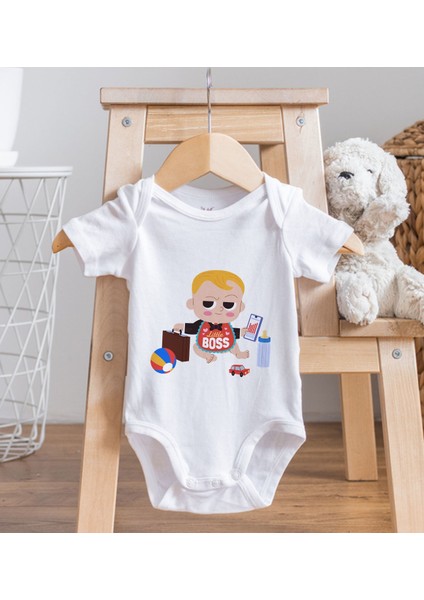 Gift Little Boss Tasarımlı Bebek Body Zıbın - Model 1 fırsatları