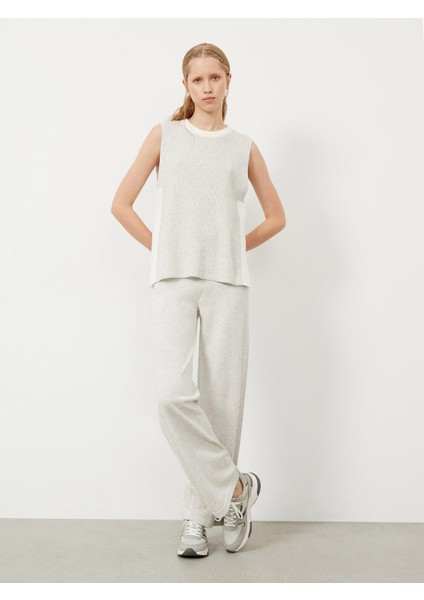 Pamuklu Beli Lastikli Regular Fit Triko Pantolon