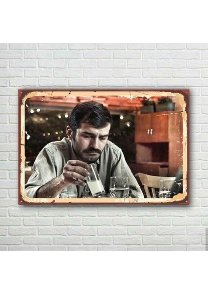 Ezel Retro Ahşap Poster