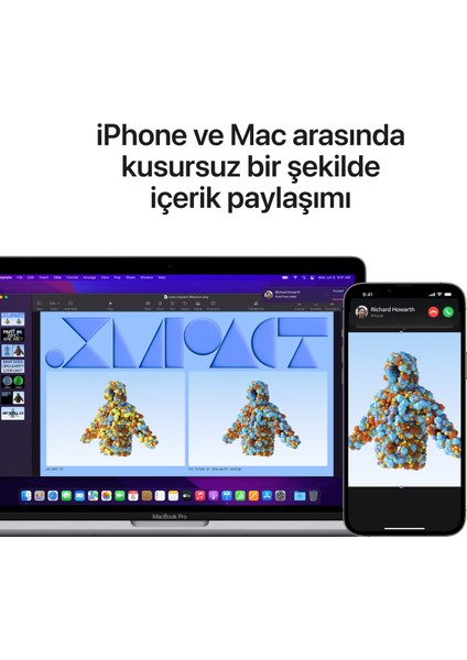 MacBook Pro M2 Çip 8GB 256GB SSD macOS 13" Taşınabilir Bilgisayar Uzay Grisi MNEH3TU/A