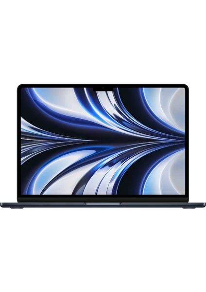 MacBook Air M2 Çip 8GB 256GB SSD macOS 13" Taşınabilir Bilgisayar Gece Yarısı MLY33TU/A