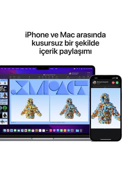 MacBook Air M2 Çip 8GB 256GB SSD macOS 13" Taşınabilir Bilgisayar Uzay Grisi MLXW3TU/A