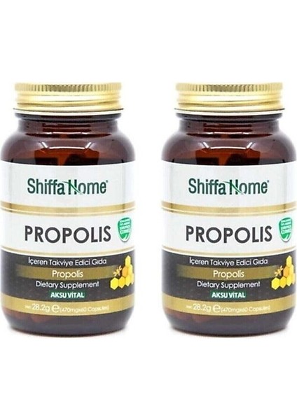 Propolis Kapsül 470MG 60 Adet x 2 Adet