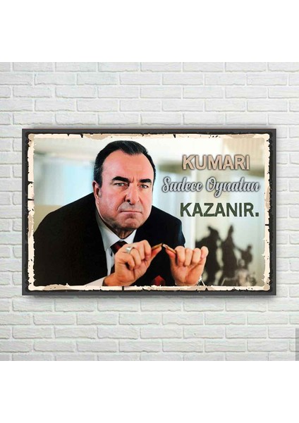 Kurtlar Vadisi Retro Ahşap Poster