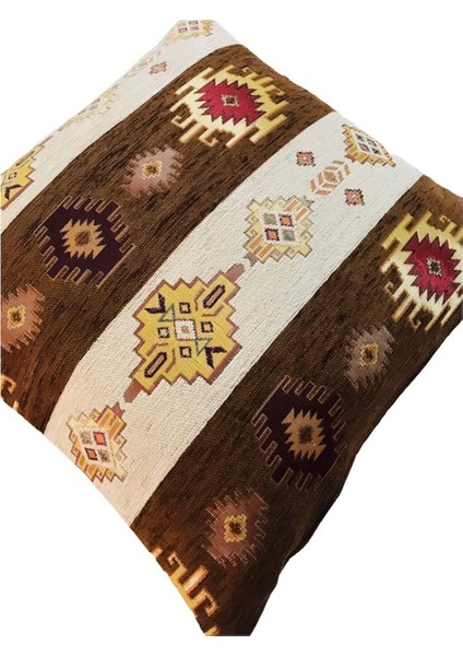 Kilim Desenli Kahverengi Kırlent Kılıfı 45CM*45CM fiyatları