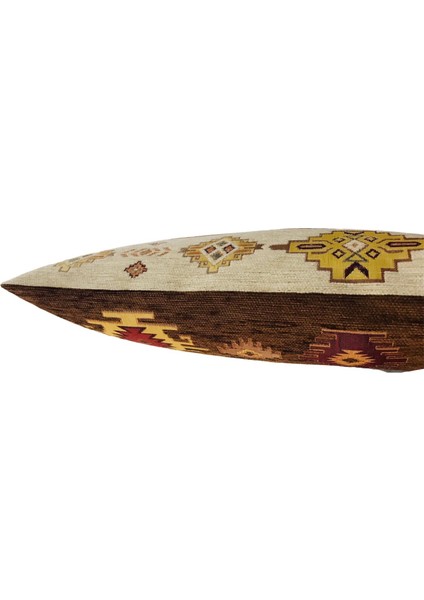 Kilim Desenli Kahverengi Kırlent Kılıfı 45CM*45CM fırsatları