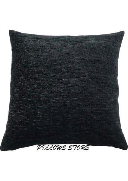 Geometrik Desenli Siyah Kırlent Kılıfı Seti 45CM*45CM -2 Adet