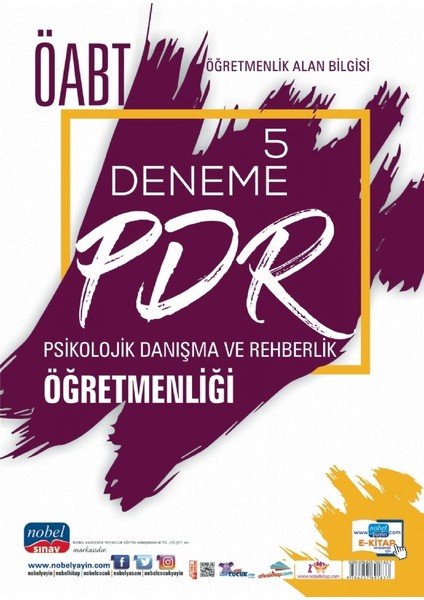 Öabt Pdr Psikolojik Danışma ve Rehberlik Öğretmenliği - Öğretmenlik Alan Bilgisi - 5 Deneme