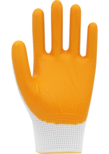 Pn5 Polyester Örme Nitril Eldiven No:10