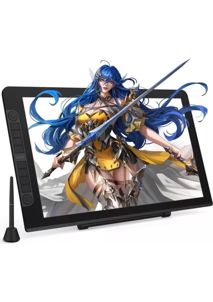 VK2200PRO 21.5" IPS Fullhd Tam Lamine Ekran, 8 Kısayol,2 Scroll Tuşlu Sağ/sol El Grafik Tablet