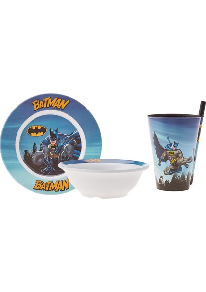 Batman 3 Parça Bardaklı Mama Takımı