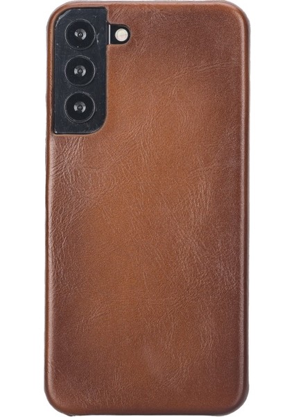 Samsung Galaxy S22 Plus Uyumlu Deri Arka Kapak Uj RST2EF Taba