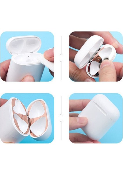 Apple Airpods Kapak Içi Toz Önleyici Metal Sticker modelleri