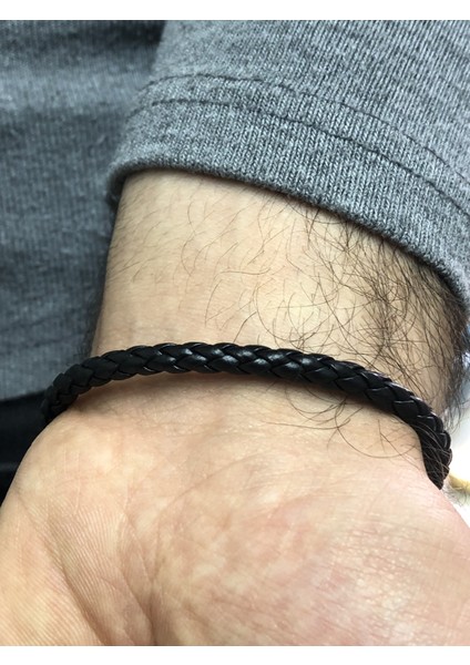 Gümüş Safir Taşlı Erkek Bileklik